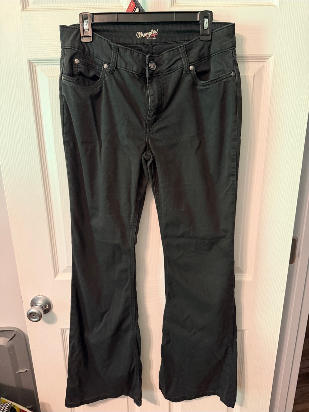 Wrangler Women's Black Wide Leg Jeans